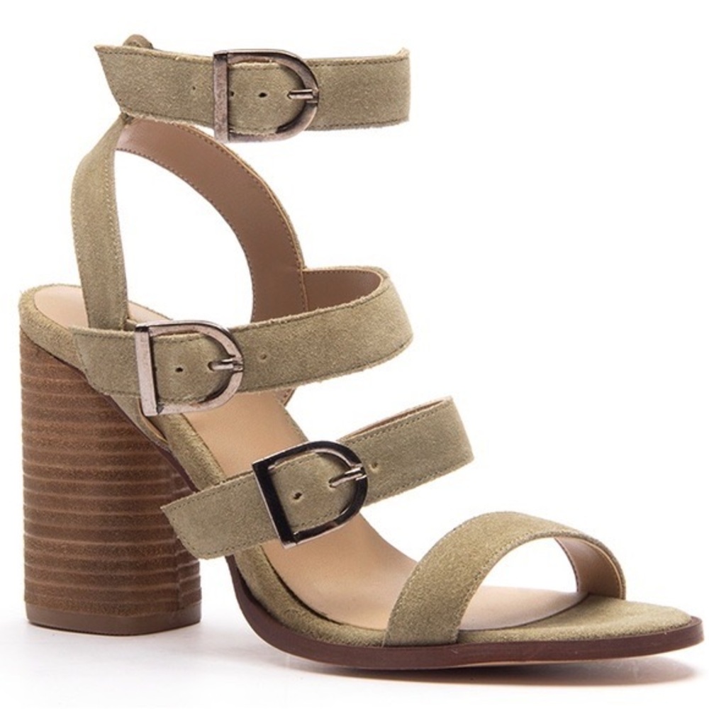 Crevo Macer Buckle Sandal Heels